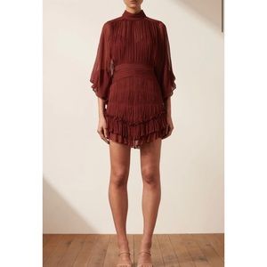 Shona Joy - Safari Long Sleeve Mini Dress